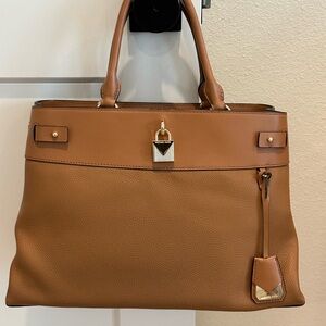 Michael Kors Cognac Leather Handbag